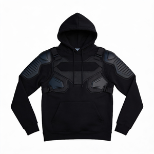 Sweat à capuche <span class=keywords><strong>de</strong></span> moto personnalisé pour homme, renforcé en Kevlar, sweat à capuche <span class=keywords><strong>de</strong></span> protection coupe-vent pour motard, sweat-shirt pour homme, sécurité - Product Image 2