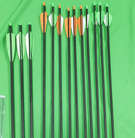 Flèche de chasse, flèche en fibre de carbone solide incassable, carbone pultrudé pour arc à poulies
