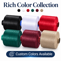 Polylion 100% Polyester DTY Yarn Customize Color Filament Yarn DTY Yarn for Knitting Sewing Weaving Socks
