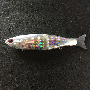 เหยื่อตกปลาแบบไม่ทาสี<span class=keywords><strong>2</strong></span>ส่วนเหยื่อร่อนแบบไม่มีรอยต่อว่างเปล่าขนาด7.0นิ้ว<span class=keywords><strong>2</strong></span>.1ออนซ์ทำจากฟอยล์ร้อนอัดแน่น - Product Image 4