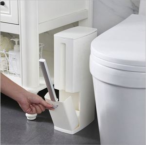 Maxfree 5L Steel Toilet Storage Bucket Space-Saving Multifunctional Deodorant Pedal <b>Bin</b> Convenient Recycling Features for - Product Image 5