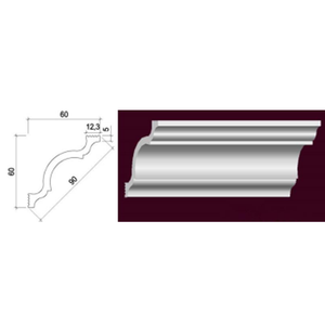 Moldura de poliestireno para exterior, Cornice de corona de pu de moldeado, precio bajo - Product Image 2