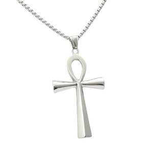 Stainless Steel <b>Cross</b> Pendant Necklace Men's Geometric Design Fashion Jewelry 280406 - Product Image 5