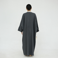 Vêtements islamiques modestes, Abaya Dubaï, Turquie, robes pour femmes grandes tailles, manteau épais pour femmes, robe Abaya ouverte plissée scintillante pour femmes musulmanes