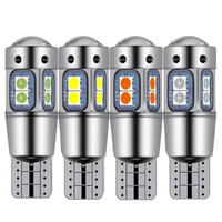 Auto Kleine LED-Glühbirne T10 W5W 168 192 LED Rücklicht 3030 10SMD 12V Autolampe CANBUS Fehlerfrei Auto Seitenmarkierungsleuchte Parklicht 6000K