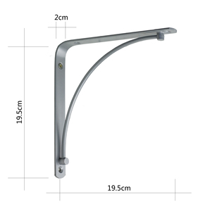 ชั้นติดผนัง19.5X19.5ซม. ขายึดมุมเฟอร์นิเจอร์โค้ง - Product Image 4