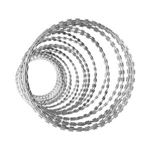 Filo Spinato Zincato in Bobina, Alta Sicurezza Anti-Arrampicata, Lunga Durata per Recinzioni Carcerarie - Product Image 1