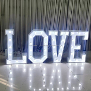Furun 2026 Lámpara LED Grande Luminosa con Letras LOVE, la Más Vendida, para Decoración de Bodas y Eventos - Product Image 1