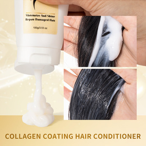 Après-shampoing au collagène et à la kératine avec logo personnalisé, masque hydratant et nourrissant en profondeur pour des cheveux lisses et soyeux (OEM) - Product Image 5