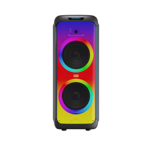 Altavoz de Fiesta de Gran Potencia con Sonido DJ, Altavoz Doble de 12 Pulgadas y 1000w, Altavoces para Karaoke con Micrófono, Luz LED RGB con Efecto de Llama - Product Image 4