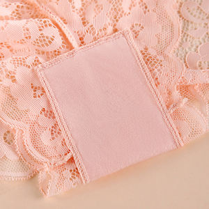 Nuevos Calzones Tipo <span class=keywords><strong>Boxer</strong></span> para Mujer con Aberturas, Cintura Media, Encaje Sexy, Estampado Floral, Talla Grande, Transpirables - Product Image 6