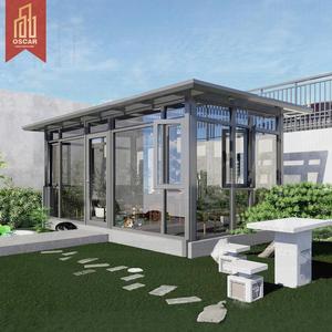 Veranda <span class=keywords><strong>in</strong></span> Lega di Alluminio Stile Moderno per Giardino d'<span class=keywords><strong>Inverno</strong></span>, Serra e Giardini d'<span class=keywords><strong>Inverno</strong></span> <span class=keywords><strong>in</strong></span> Vetro - Product Image 1