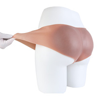 Tragbare Hohle Silikon-Penishülle Realistische Penisverlängerung Weiches Flexibles Hautfreundliches Material Erotik-Produkt für Männer