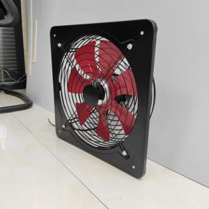Ventilador Extractor <span class=keywords><strong>de</strong></span> Pared <span class=keywords><strong>para</strong></span> <span class=keywords><strong>Cocina</strong></span> Industrial y Comercial, 3 <span class=keywords><strong>Tipos</strong></span>, Simple/SIN Malla, 8/10/12/14/16/18 Pulgadas, Metálico - Product Image 3