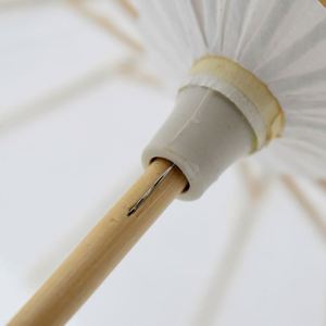 Parasol en papier blanc pour mariage en gros pour le bricolage - Product Image 6