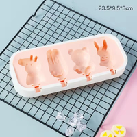 Moule à glace en silicone écologique en forme de cube pour la fabrication de glaces, idéal pour l'été, à faire soi-même