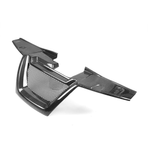 Griglia paraurti anteriore per auto in fibra di carbonio <span class=keywords><strong>nera</strong></span> per <span class=keywords><strong>Nissan</strong></span> <span class=keywords><strong>Juke</strong></span> 2011-2014 2012 - Product Image 1