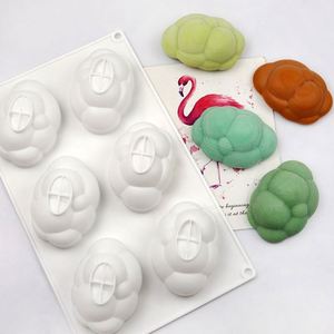 Moule en silicone écologique à 6 cavités en forme de nuage pour savon fait main, bougies, poudings et gâteaux, personnalisable avec logo, outils DIY pour la maison, OEM/ODM - Product Image 2