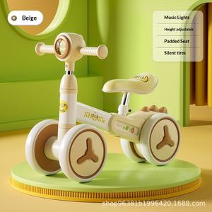 Sepeda Keseimbangan Anak Usia 1-3 Tahun, Baby Walker Tanpa Pedal, Skuter Geser Empat Roda untuk Anak Laki-laki dan Perempuan, Berbahan Logam - Product Image 6