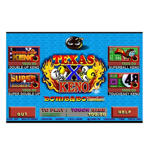 Nouveau 4 Coeur Texas Luxury <span class=keywords><strong>KENO</strong></span> 6 en 1 Triple Sevens Life of Luxury Superball <span class=keywords><strong>Keno</strong></span> Super Double-up Plateau de Jeu pour Machine de Jeu - Product Image 5
