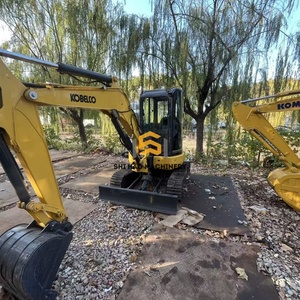 Excavadora Kobelco de Segunda Mano de 3.5 Toneladas SK35SR, Ideal para Sitios Urbanos y Trabajos de Excavación Pequeña - Product Image 3