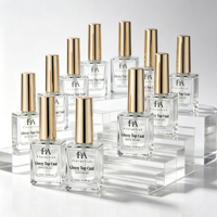 Vente en gros de vernis de finition brillant 15 ml à séchage à l'air - Vernis de finition transparent professionnel à marque privée pour une couleur longue durée