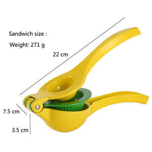 Exprimidor de Limones Portátil SYH1079 de Aluminio con Contenedor para Exprimir, Operación Manual, Venta al Por Mayor - Product Image 2