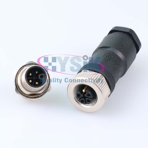 8086300 IP67 Không Thấm Nước M12 Nữ Thẳng Lắp Ráp Cắm Kết Nối Lĩnh Hội-Có Thể Dây L-Mã M12 Thẳng 4 + PE 63V 16A Kết Nối - Product Image 4