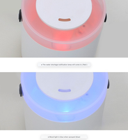 Humidificateur ultrasonique intelligent GEMEO Smart Touch 2,3 L, diffuseur d'huiles essentielles, lumières LED, fonctionnement silencieux <36 dB, design portable