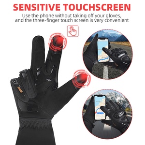 Gants de <span class=keywords><strong>moto</strong></span> imperméables et coupe-vent pour hommes et femmes, compatibles avec les écrans tactiles, pour la conduite hivernale et le motocross - Product Image 4