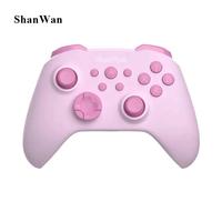 Control Inalámbrico para Juegos Shanwan Q34 Pro con Joystick Hall Trigger para Switch/PC/iOS/PS4/Android, Gamepad con Doble Motor de Vibración
