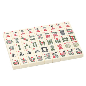 <span class=keywords><strong>Mahjong</strong></span> Américain Wowu Entertainment, 166 Tuiles en Mélamine Gravées, Fabriqué sur Mesure, En Stock, Luxe Tendance, Numéroté en Anglais - Product Image 2