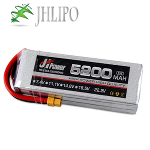 Pabrik JHLIPO Grosir Paket Baterai Lipo RC 2S 7.4V 3S 11.1V 5200mah 75c untuk Model Pesawat, Mobil, dan Kapal RC - Product Image 2