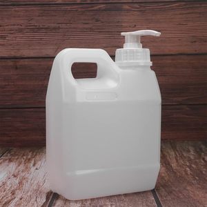 250ml 500ml 1L Custom Color HDPE Plastic F-Style Jugs Screen Printed Liquid Containers Pump for Nail Acetone <b>Oil</b> <b>Bottles</b> - Product Image 3