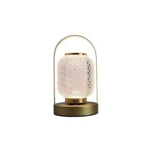 Portable Modern LED Table Lamp Stepless Dimmable Touch Control Rechargeable Battery-Powered Metal Construction for Bedside - Product Image 1