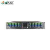 WSEE WS-56EYA 1550nm 4/8/16/32/64 Portlu OSW WDM EDFA Optik Amplifikatör -5dBm~+10dBm Giriş 16~23dBm Çıkış Gücü HFC/PON için