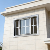 Ventana de Seguridad de Acero Inoxidable con Aislamiento Acústico, Dimensiones y Colores Personalizables
