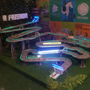 Transmisión en vivo de Rally de pista de pinball de mármol de alta calidad, campeonato de carreras, máquina de pinball de carreras de mármol estrella - Product Image 1