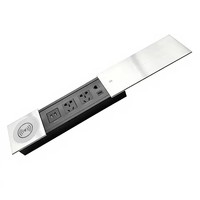 Enchufe de Escritorio Oculto Personalizado OEM con Cargadores Inalámbricos, Enchufes Estándar US/EU, Extensión de Corriente para Cocina, Seguro para Bebés, Enchufe de Escritorio