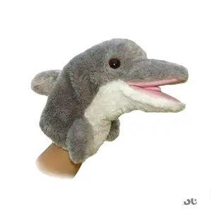 Gotatoy High quality custom plush toy dolphin hand puppet