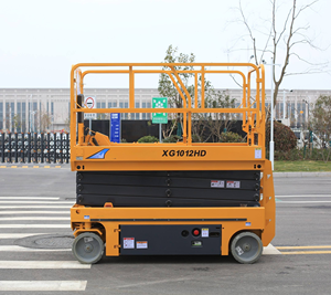 Fabrika Tedarikli Makaslı Platform XG1012HD Ergonomik Tasarım 10m Kaldırma Yüksekliği %80 Yokuş Tırmanma Yeteneği Ticari Alanlar İçin Sıcak Fırsat - Product Image 5