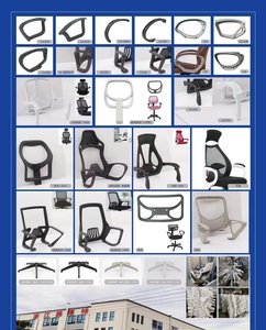 Accessoires de mobilier en plastique pour la maison, pièces détachées ergonomiques pour chaises de bureau, composants pour chaises d'école, accessoires de cadre, luxe - Product Image 6