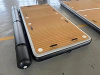 Plateforme flottante de pêche en raft 3x3m, ponton en EVA, tapis de loisirs