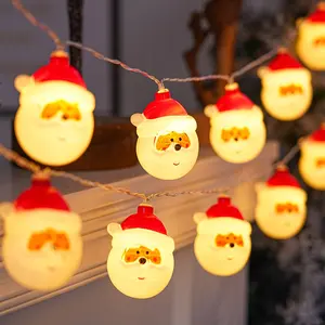 हॉलिडे क्रिसमस पार्टी सजावट के लिए स्नोमैन क्रिसमस लाइट्स बैटरी तांबे के तार इनडोर आउटडोर