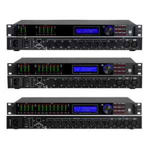 Procesador de Audio Portátil Profesional LA 204/306/408 de 24 Bits USB con DSP Metálico para Karaoke y Canto, Equipo de Sonido - Product Image 1