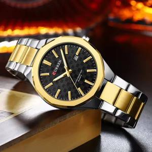 Reloj de Cuarzo Original Curren 8477 para Hombre, Moda Casual, Negocios, Clásico, Luminoso, Reloj de Pulsera de Acero Inoxidable - Product Image 3