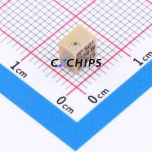 Resistencia Ajustable/Potenciómetro SMD-3P 3224W-1-501E, Resistencia de 4.8x3.5mm, 500 Ohm, 10%, 250mW, 100ppm ℃ - Product Image 1