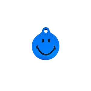 Breloque personnalisée en caoutchouc PVC souple avec visage souriant pour sacs, vêtements et accessoires - Product Image 1