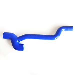 Manguera de radiador de silicona azul Juyao, diseño en forma de tres vías, resistencia a altas temperaturas, piezas de moldeo de goma automotriz para camiones - Product Image 2