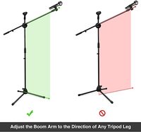 Support de microphone de radiodiffusion multifonctionnel, tube métallique Flexible de haute qualité
